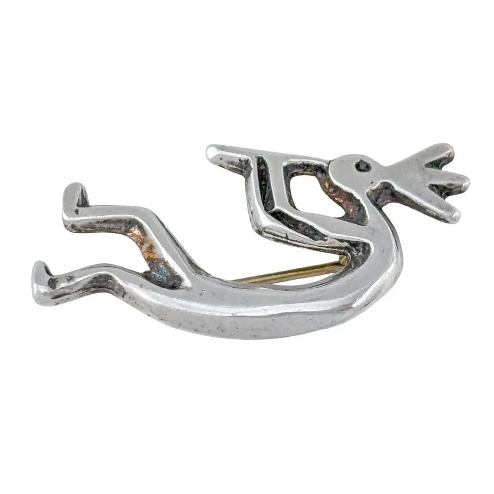 Vintage Sterling Silver 925 Kokopelli Pin